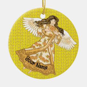 Zomerengel Keramisch Ornament