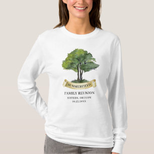 Zomerfamilie Reünie Boom Matching Aandenken T-shirt