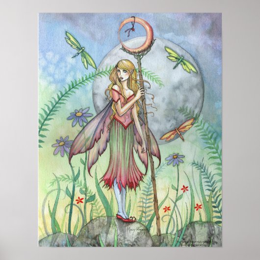 Zomerfee Poster van Molly Harrison (Voorkant)