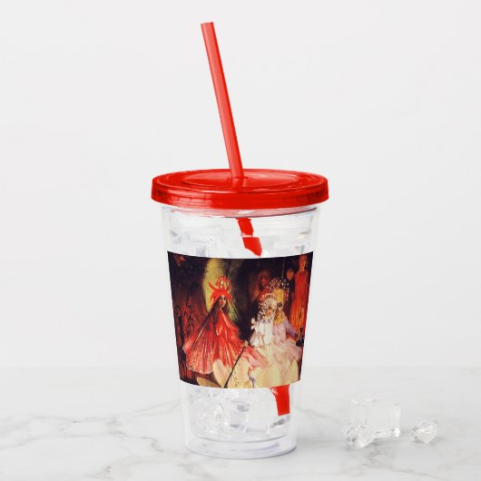 Zomerfeeën Acryl Drinkbeker (Voorkant ijs)