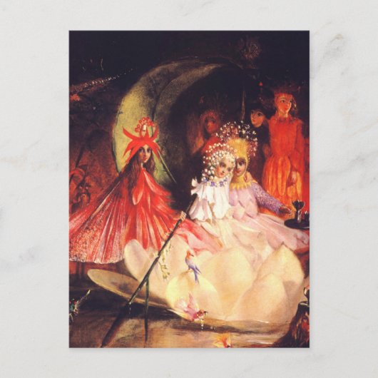 Zomerfeeën Briefkaart (Voorkant)