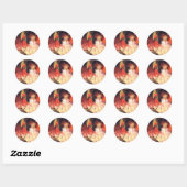 Zomerfeeën Ronde Sticker (Vel)
