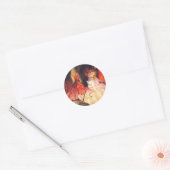 Zomerfeeën Ronde Sticker (Envelop)
