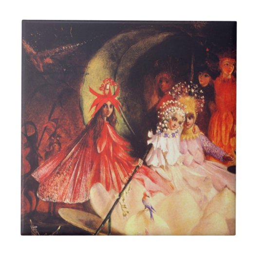 Zomerfeeën Tegeltje (Voorkant)