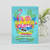 Zomerfeest (2) Uitnodiging (Staand voorkant)