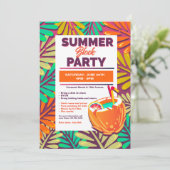 Zomerfeest Botanisch Kaart (Staand voorkant)