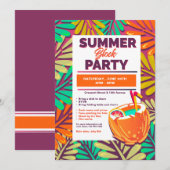 Zomerfeest Botanisch Kaart (Voorkant / Achterkant)