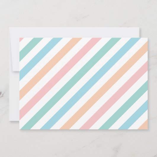 Zomerfeest Einde Schooljaar Feest Viering Kaart (Achterkant)