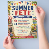 Zomerfeest Flyer (Hand)