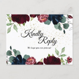 Zomerfeest Huwelijksreactie Ansichtkaart Uitnodiging Briefkaart