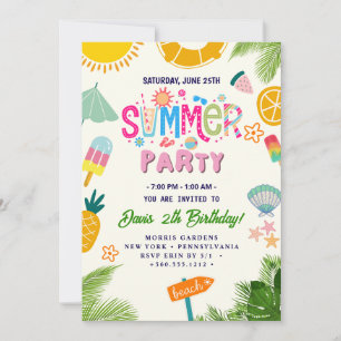 Zomerfeest Kaart