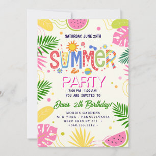 Zomerfeest Kaart