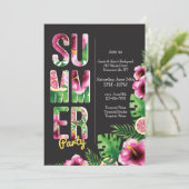 Zomerfeest  kaart (Staand voorkant)