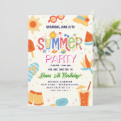 Zomerfeest Kaart (Staand voorkant)