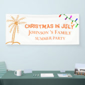 Zomerfeest Kerst in juli Spandoek (Beurs)