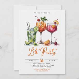 Zomerfeest met Kleurrijke Cocktails Kaart