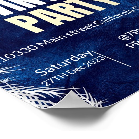 Zomerfeest poster (Hoek)