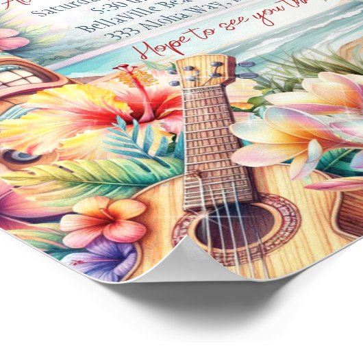 Zomerfeest Poster Flyer (Hoek)