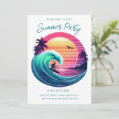 Zomerfeest - Ride the Wave at Sunset Kaart (Staand voorkant)