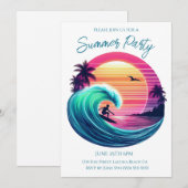 Zomerfeest - Ride the Wave at Sunset Kaart (Voorkant / Achterkant)