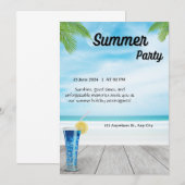 Zomerfeest Strand Kaart (Voorkant / Achterkant)