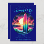 Zomerfeest- Surfboard Escape- Kaart (Voorkant / Achterkant)