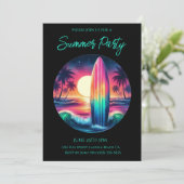 Zomerfeest- Surfplank Ontsnapping- Kaart (Staand voorkant)