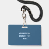 "Zomerfeest Ticket" op maat gemaakte tekst badges (Achterkant met lanyard)