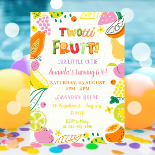 Zomerfeest Twotti Frutti voor meisjes Verjaardag Kaart