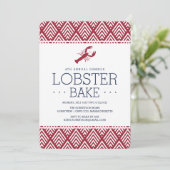 zomerfeest van de kreeftenbakker kaart (Staand voorkant)