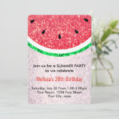 zomerfeest van de watermeloen kaart (Staand voorkant)