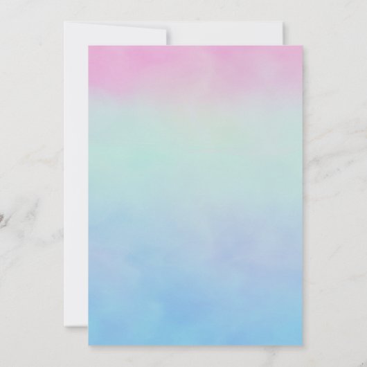 Zomerfeest Verjaardagsfeest Uitnodiging (Achterkant)