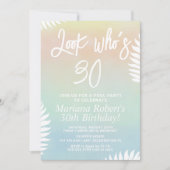 Zomerfeest Verjaardagsfeest Uitnodiging (Voorkant)