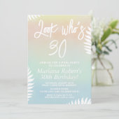 Zomerfeest Verjaardagsfeest Uitnodiging (Staand voorkant)