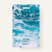 Zomerfeest VIP All Access Beachparty Badge (Achterkant)