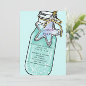 Zomerfeest zwembad strandfeest kaart (Staand voorkant)