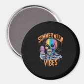Zomerfeestkostuum Grappig Summerween Magneet (Voorkant / Achterkant)