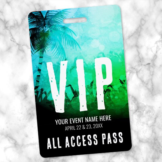 Zomerfestival Evenement VIP Badge