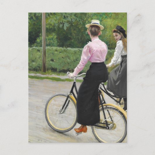 Zomerfietstocht | Paul Fischer Briefkaart (Voorkant)