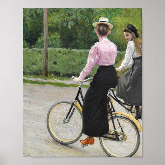 Zomerfietstocht | Paul Fischer Poster (Voorkant)