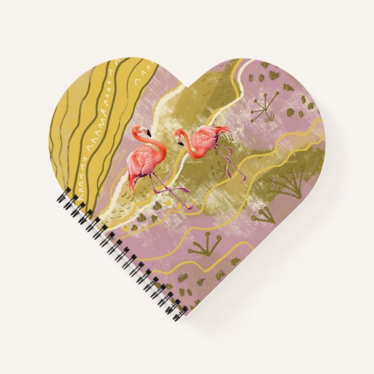 zomerflamingo notitieboek (Voorkant)