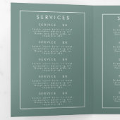 Zomerfolder Bloemenweide Drieluik Programma (Binnenzijde eerst)