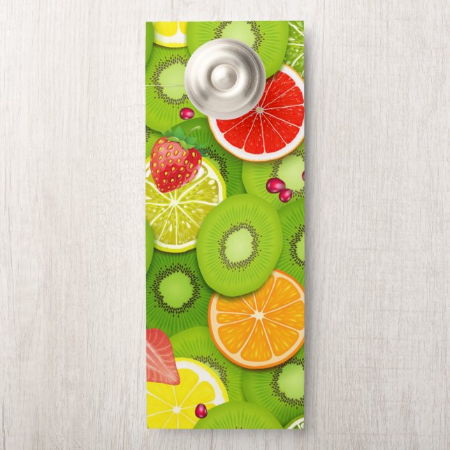Zomerfruit 2 deurhanger (Op knop)
