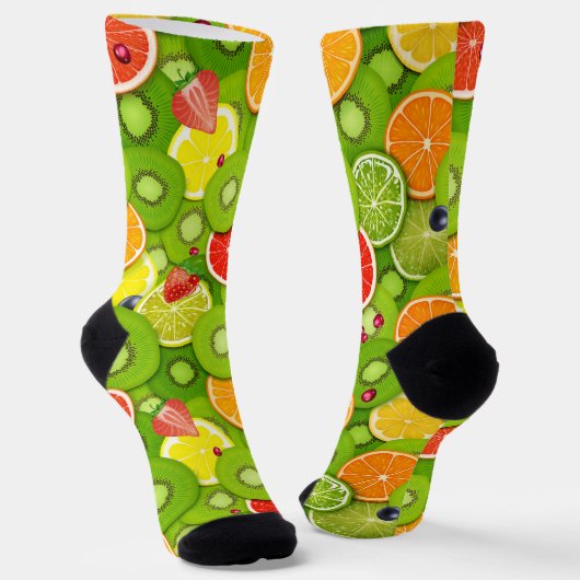 Zomerfruit 2 sokken (Gebogen)