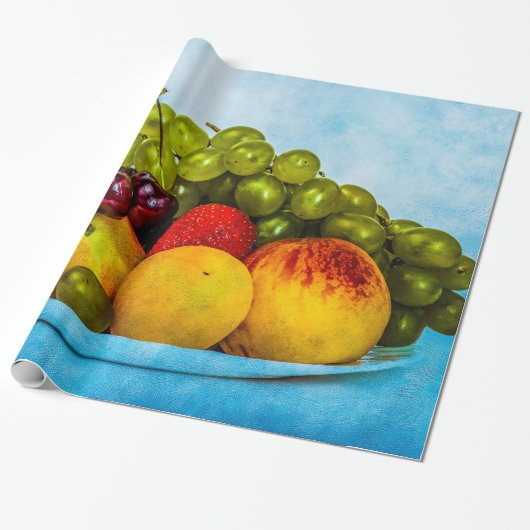 Zomerfruit Cadeaupapier (Uitgerold)