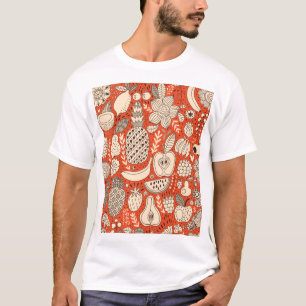 Zomerfruit Doodle T-shirt