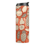 Zomerfruit Doodle Thermosbeker (Gedraaid links)