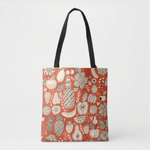 Zomerfruit Doodle Tote Bag
