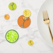 Zomerfruit Drink citroen, Limoen, Sinaasappel ID53 Confetti (Groep)