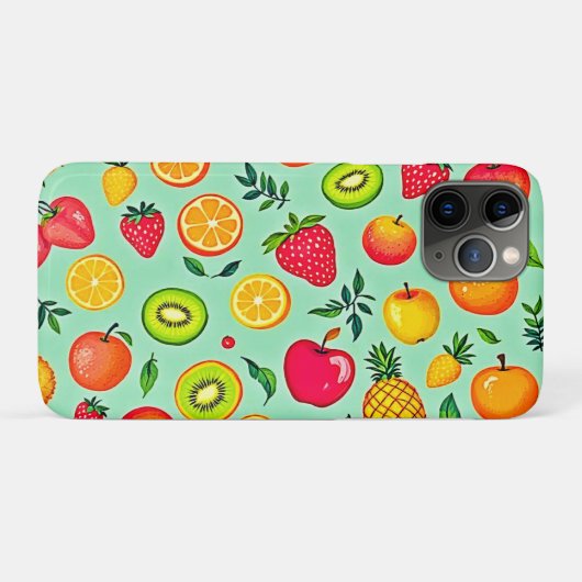 Zomerfruit Naadloos Ontwerp Case-Mate iPhone Case (Achterkant (horizontaal))